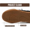 image:imageProject Cloud Leather Kids Sneakers Shoes for Girls amp Boys Little Verdy  Memory Foam Insole Lightweight Non Slip Outsole Easy On Design Comfortable Youth Footwear Casual Everyday Travel All Day WearBlack