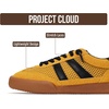 image:imageProject Cloud Leather Kids Sneakers Shoes for Girls amp Boys Little Verdy  Memory Foam Insole Lightweight Non Slip Outsole Easy On Design Comfortable Youth Footwear Casual Everyday Travel All Day WearYellow