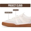 image:imageProject Cloud Leather Kids Sneakers Shoes for Girls amp Boys Little Verdy  Memory Foam Insole Lightweight Non Slip Outsole Easy On Design Comfortable Youth Footwear Casual Everyday Travel All Day WearWhite