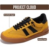 image:imageProject Cloud Leather Kids Sneakers Shoes for Girls amp Boys Little Verdy  Memory Foam Insole Lightweight Non Slip Outsole Easy On Design Comfortable Youth Footwear Casual Everyday Travel All Day WearYellow
