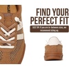 image:imageProject Cloud Leather Kids Sneakers Shoes for Girls amp Boys Little Verdy  Memory Foam Insole Lightweight Non Slip Outsole Easy On Design Comfortable Youth Footwear Casual Everyday Travel All Day WearBrown
