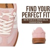 image:imageProject Cloud Leather Kids Sneakers Shoes for Girls amp Boys Little Verdy  Memory Foam Insole Lightweight Non Slip Outsole Easy On Design Comfortable Youth Footwear Casual Everyday Travel All Day WearPink