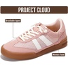 image:imageProject Cloud Leather Kids Sneakers Shoes for Girls amp Boys Little Verdy  Memory Foam Insole Lightweight Non Slip Outsole Easy On Design Comfortable Youth Footwear Casual Everyday Travel All Day WearPink