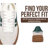 image:imageProject Cloud Lightweight Platform Sneakers for Women Footwear Volley  Memory Foam Insole for Comfortability NonSlip Casual Platform Shoes for Women Sneakers Lightweight Laceup ShoesWhitegreen Stripe
