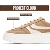 image:imageProject Cloud Lightweight Platform Sneakers for Women Footwear Volley  Memory Foam Insole for Comfortability NonSlip Casual Platform Shoes for Women Sneakers Lightweight Laceup ShoesTan Mult