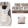 image:imageProject Cloud Lightweight Sneakers for Women with Memory Foam Insole Lowy  Trendy Leather Womens Shoes Non Slip Outsole Comfortable Fashion Footwear Casual Everyday Work Travel Weekend Outfits All DayWhite