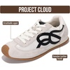 image:imageProject Cloud Lightweight Sneakers for Women with Memory Foam Insole Lowy  Trendy Leather Womens Shoes Non Slip Outsole Comfortable Fashion Footwear Casual Everyday Work Travel Weekend Outfits All DayBlack Mult