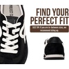 image:imageProject Cloud Lightweight Sneakers for Women with Memory Foam Insole Lowy  Trendy Leather Womens Shoes Non Slip Outsole Comfortable Fashion Footwear Casual Everyday Work Travel Weekend Outfits All DayBlack