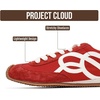image:imageProject Cloud Lightweight Sneakers for Women with Memory Foam Insole Lowy  Trendy Leather Womens Shoes Non Slip Outsole Comfortable Fashion Footwear Casual Everyday Work Travel Weekend Outfits All DayRed