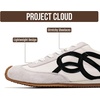 image:imageProject Cloud Lightweight Sneakers for Women with Memory Foam Insole Lowy  Trendy Leather Womens Shoes Non Slip Outsole Comfortable Fashion Footwear Casual Everyday Work Travel Weekend Outfits All DayWhite