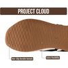 image:imageProject Cloud Lightweight Sneakers for Women with Memory Foam Insole Lowy  Trendy Leather Womens Shoes Non Slip Outsole Comfortable Fashion Footwear Casual Everyday Work Travel Weekend Outfits All DayBlack Mult