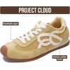 image:imageProject Cloud Lightweight Sneakers for Women with Memory Foam Insole Lowy  Trendy Leather Womens Shoes Non Slip Outsole Comfortable Fashion Footwear Casual Everyday Work Travel Weekend Outfits All DayLight Yellow
