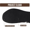 image:imageProject Cloud Lightweight Sneakers for Women with Memory Foam Insole Lowy  Trendy Leather Womens Shoes Non Slip Outsole Comfortable Fashion Footwear Casual Everyday Work Travel Weekend Outfits All DayBlack
