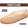 image:imageProject Cloud Lightweight Summer Flats Jelly Shoes Women Footwear Jellz  Lightweight and Durable Womens Flats Sandals Non Slip and Durable Womens Shoes WaterResistant Jelly Sandals for WomenTan Transparent
