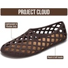 image:imageProject Cloud Lightweight Summer Flats Jelly Shoes Women Footwear Jellz  Lightweight and Durable Womens Flats Sandals Non Slip and Durable Womens Shoes WaterResistant Jelly Sandals for WomenBlack Transparent