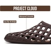 image:imageProject Cloud Lightweight Summer Flats Jelly Shoes Women Footwear Jellz  Lightweight and Durable Womens Flats Sandals Non Slip and Durable Womens Shoes WaterResistant Jelly Sandals for WomenBlack Transparent