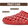 image:imageProject Cloud Lightweight Summer Flats Jelly Shoes Women Footwear Jellz  Lightweight and Durable Womens Flats Sandals Non Slip and Durable Womens Shoes WaterResistant Jelly Sandals for WomenRed