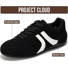 image:imageProject Cloud NonSlip Barefoot Women Sneakers with Soft Memory Foam Goal  Lace Up Shoes for Women Lightweight Fashion Footwear Comfortable Casual Everyday Travel Weekend Outfits All Day Easy WearBlack