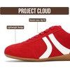 image:imageProject Cloud NonSlip Barefoot Women Sneakers with Soft Memory Foam Goal  Lace Up Shoes for Women Lightweight Fashion Footwear Comfortable Casual Everyday Travel Weekend Outfits All Day Easy WearRed