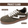 image:imageProject Cloud NonSlip Fashion Sneakers for Women LaceUp Shoes Irita  Memory Foam Insole Trendy Womens Footwear  Comfortable Casual Womens Sneakers  Stylish Shoes Women Breathable FootwearOlive