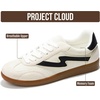 image:imageProject Cloud NonSlip Fashion Sneakers for Women LaceUp Shoes Irita  Memory Foam Insole Trendy Womens Footwear  Comfortable Casual Womens Sneakers  Stylish Shoes Women Breathable FootwearTaupe
