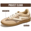 image:imageProject Cloud NonSlip Fashion Sneakers for Women LaceUp Shoes Irita  Memory Foam Insole Trendy Womens Footwear  Comfortable Casual Womens Sneakers  Stylish Shoes Women Breathable FootwearNude Mesh