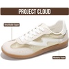 image:imageProject Cloud NonSlip Fashion Sneakers for Women LaceUp Shoes Irita  Memory Foam Insole Trendy Womens Footwear  Comfortable Casual Womens Sneakers  Stylish Shoes Women Breathable FootwearGold