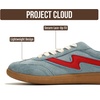 image:imageProject Cloud NonSlip Fashion Sneakers for Women LaceUp Shoes Irita  Memory Foam Insole Trendy Womens Footwear  Comfortable Casual Womens Sneakers  Stylish Shoes Women Breathable FootwearLight Blue
