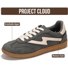 image:imageProject Cloud NonSlip Fashion Sneakers for Women LaceUp Shoes Irita  Memory Foam Insole Trendy Womens Footwear  Comfortable Casual Womens Sneakers  Stylish Shoes Women Breathable FootwearGrey