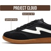 image:imageProject Cloud NonSlip Fashion Sneakers for Women LaceUp Shoes Irita  Memory Foam Insole Trendy Womens Footwear  Comfortable Casual Womens Sneakers  Stylish Shoes Women Breathable FootwearBlack