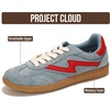 image:imageProject Cloud NonSlip Fashion Sneakers for Women LaceUp Shoes Irita  Memory Foam Insole Trendy Womens Footwear  Comfortable Casual Womens Sneakers  Stylish Shoes Women Breathable FootwearLight Blue