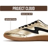 image:imageProject Cloud NonSlip Fashion Sneakers for Women LaceUp Shoes Irita  Memory Foam Insole Trendy Womens Footwear  Comfortable Casual Womens Sneakers  Stylish Shoes Women Breathable FootwearBlack Gold