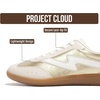 image:imageProject Cloud NonSlip Fashion Sneakers for Women LaceUp Shoes Irita  Memory Foam Insole Trendy Womens Footwear  Comfortable Casual Womens Sneakers  Stylish Shoes Women Breathable FootwearGold
