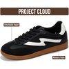 image:imageProject Cloud NonSlip Fashion Sneakers for Women LaceUp Shoes Irita  Memory Foam Insole Trendy Womens Footwear  Comfortable Casual Womens Sneakers  Stylish Shoes Women Breathable FootwearBlack