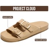 image:imageProject Cloud NonSlip Summer Slides for Women amp Lightweight Womens Sandals  Plush Soft Insole Lightweight Flat Sandals  NonSlip Outsole Soft amp Plush Insole Casual Footwear  Summer Slides for WomenSand Suede