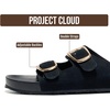 image:imageProject Cloud NonSlip Summer Slides for Women amp Lightweight Womens Sandals  Plush Soft Insole Lightweight Flat Sandals  NonSlip Outsole Soft amp Plush Insole Casual Footwear  Summer Slides for WomenBlack Suede
