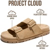 image:imageProject Cloud NonSlip Summer Slides for Women amp Lightweight Womens Sandals  Plush Soft Insole Lightweight Flat Sandals  NonSlip Outsole Soft amp Plush Insole Casual Footwear  Summer Slides for WomenLanura Beige Suede