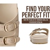image:imageProject Cloud NonSlip Summer Slides for Women amp Lightweight Womens Sandals  Plush Soft Insole Lightweight Flat Sandals  NonSlip Outsole Soft amp Plush Insole Casual Footwear  Summer Slides for WomenBeige Suede