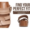 image:imageProject Cloud Platform Sandals for Women Strappy Wedges Plush Insole 2026  Comfortable and Lightweight Fashion Wedge Sandals for Women  NonSlip Sole with Adjustable Strap for Every OccasionsCashew