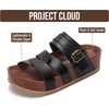 image:imageProject Cloud Platform Sandals for Women Strappy Wedges Plush Insole 2026  Comfortable and Lightweight Fashion Wedge Sandals for Women  NonSlip Sole with Adjustable Strap for Every OccasionsBlack