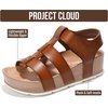 image:imageProject Cloud Platform Sandals for Women Strappy Wedges Plush Insole 2026  Comfortable and Lightweight Fashion Wedge Sandals for Women  NonSlip Sole with Adjustable Strap for Every OccasionsScotch