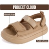image:imageProject Cloud Sandals for Girls Adjustable Straps Kids Slides NonSlip  Adjustable Straps Lightweight Design WaterResistant NonSlip Sole Girls Slides for Kids Everyday Comfort amp PlayBeige