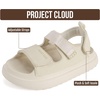 image:imageProject Cloud Sandals for Girls Adjustable Straps Kids Slides NonSlip  Adjustable Straps Lightweight Design WaterResistant NonSlip Sole Girls Slides for Kids Everyday Comfort amp PlayOffwhite