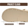 image:imageProject Cloud Sandals for Women Adjustable Straps Plush Insole Sandals  Adjustable Straps Plush Soft Insole Flexible Upper Lightweight WaterResistant NonSlip Outsole for Daily WearBeige