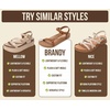 image:imageProject Cloud Sandals for Women Strappy Adjustable Slides 2026 Brandy  Adjustable Straps Plush Insole Lightweight NonSlip Sole Womens Slides for Everyday Wear AllDay ComfortPewter