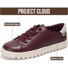 image:imageProject Cloud Sneakers for Women  Memory Foam Insole Womens Fashion Sneakers  Non Slip amp Lightweight Trendy Womens Shoes  Fashion Shoes for Women 2026 PaisleyMaroon
