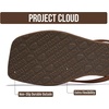 image:imageProject Cloud Square Toe Flip Flops For Women  Sandals WomenDEDICATION  Womens Flip Flop with Memory Foam Insole Beach Essentials Womens Sandals  Thong Sandals Women Footwear  Square Toe SandalsChocolate