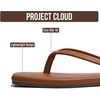 image:imageProject Cloud Square Toe Flip Flops For Women  Sandals WomenDEDICATION  Womens Flip Flop with Memory Foam Insole Beach Essentials Womens Sandals  Thong Sandals Women Footwear  Square Toe SandalsCognac