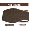 image:imageProject Cloud Square Toe Flip Flops For Women  Sandals WomenDEDICATION  Womens Flip Flop with Memory Foam Insole Beach Essentials Womens Sandals  Thong Sandals Women Footwear  Square Toe SandalsTaupe