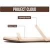 image:imageProject Cloud Summer Sandals for Women with Memory Foam Insole Transition  Memory Foam Insole Beach Flip Flops NonSlip Sole Lightweight Double Straps Summer Sandals for Women Everyday ComfortSand